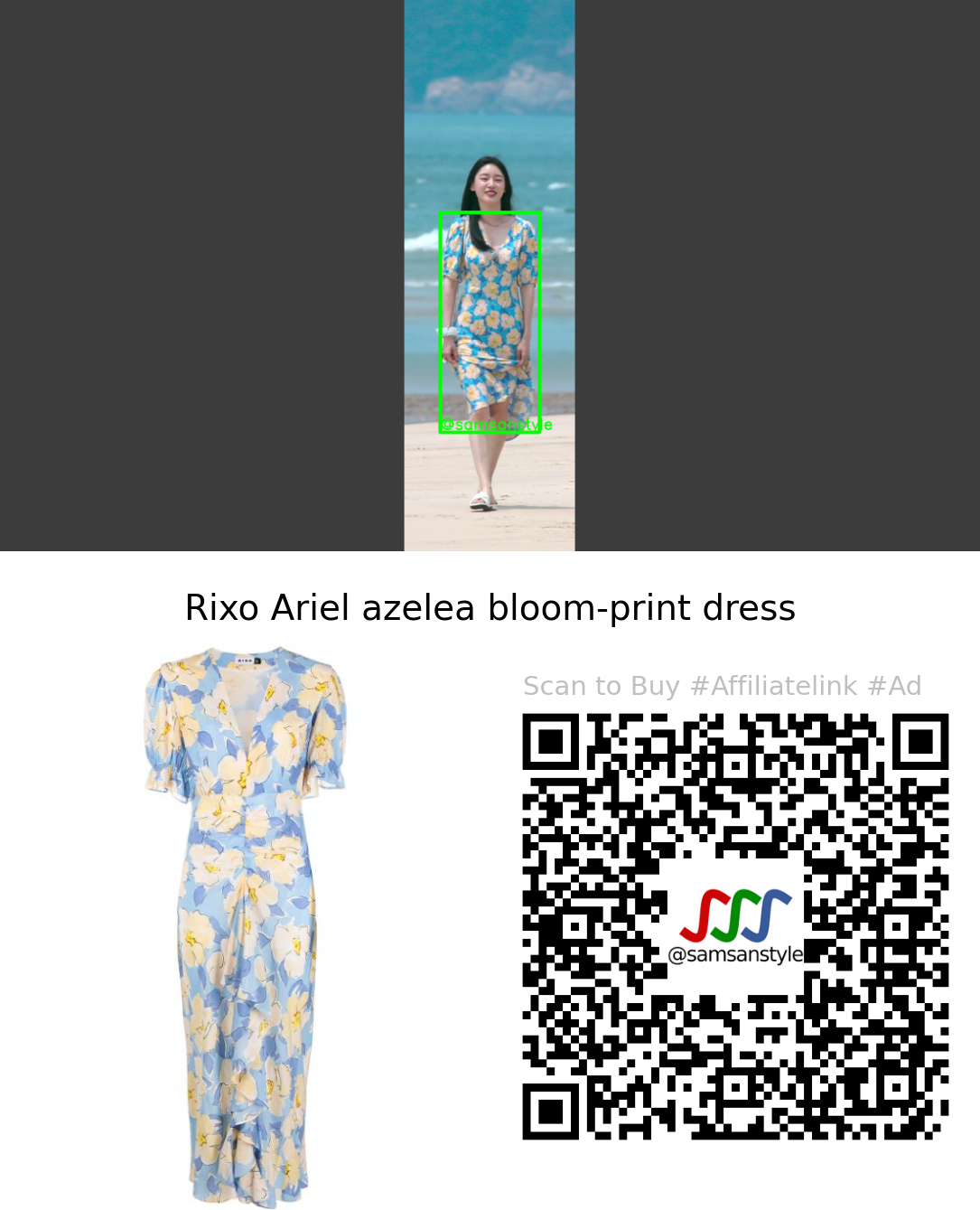 Choi Seoeun | Single’s Inferno S02E06 | Rixo Ariel azelea bloom-print dress