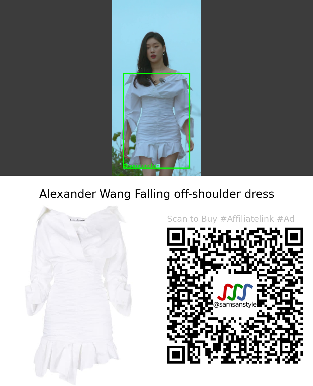 Choi Seoeun | Single’s Inferno Season S02E01 | Alexander Wang Falling off-shoulder dress