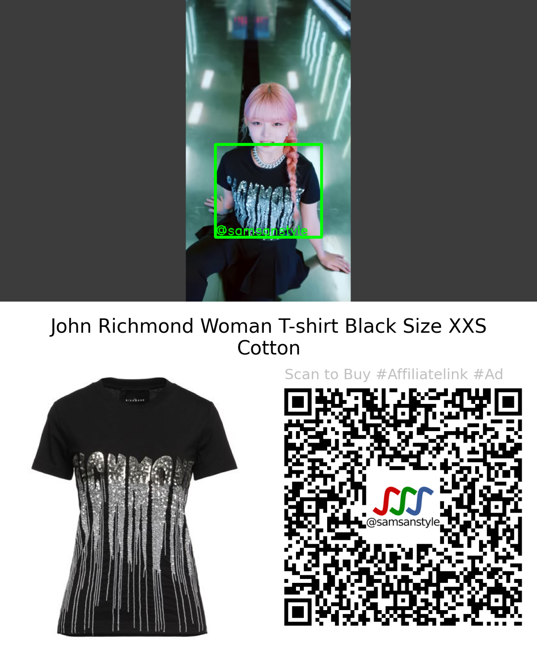 IVE Rei | I WANT MV | John Richmond T-shirt
