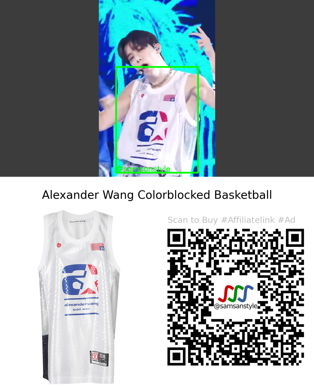 The Boyz Hyunjae | Passion Fruit | Alexander Wang Colorblocked Basketball