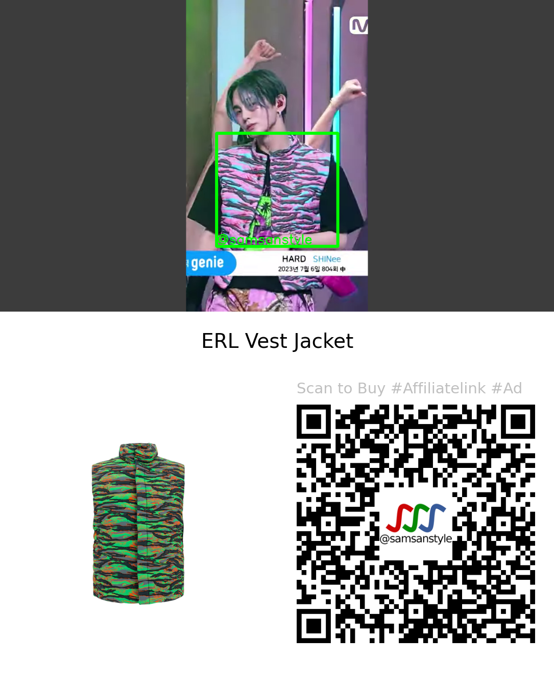 SHINee Key | HARD Mnet M Countdown | ERL Vest Jacket