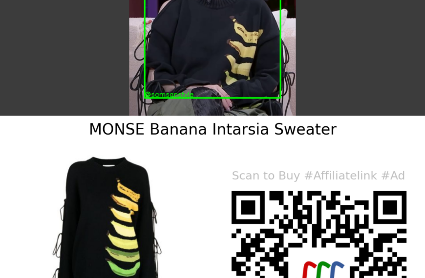 Rainie Yang | Heart Signal 6 CN S06E15 | MONSE Banana Intarsia Sweater