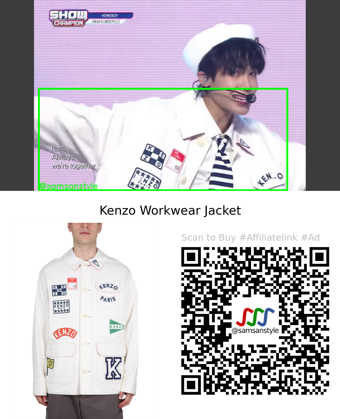 xikers Hunter | HOMEBOY MBC M Show Champion | Kenzo Workwear Jacket
