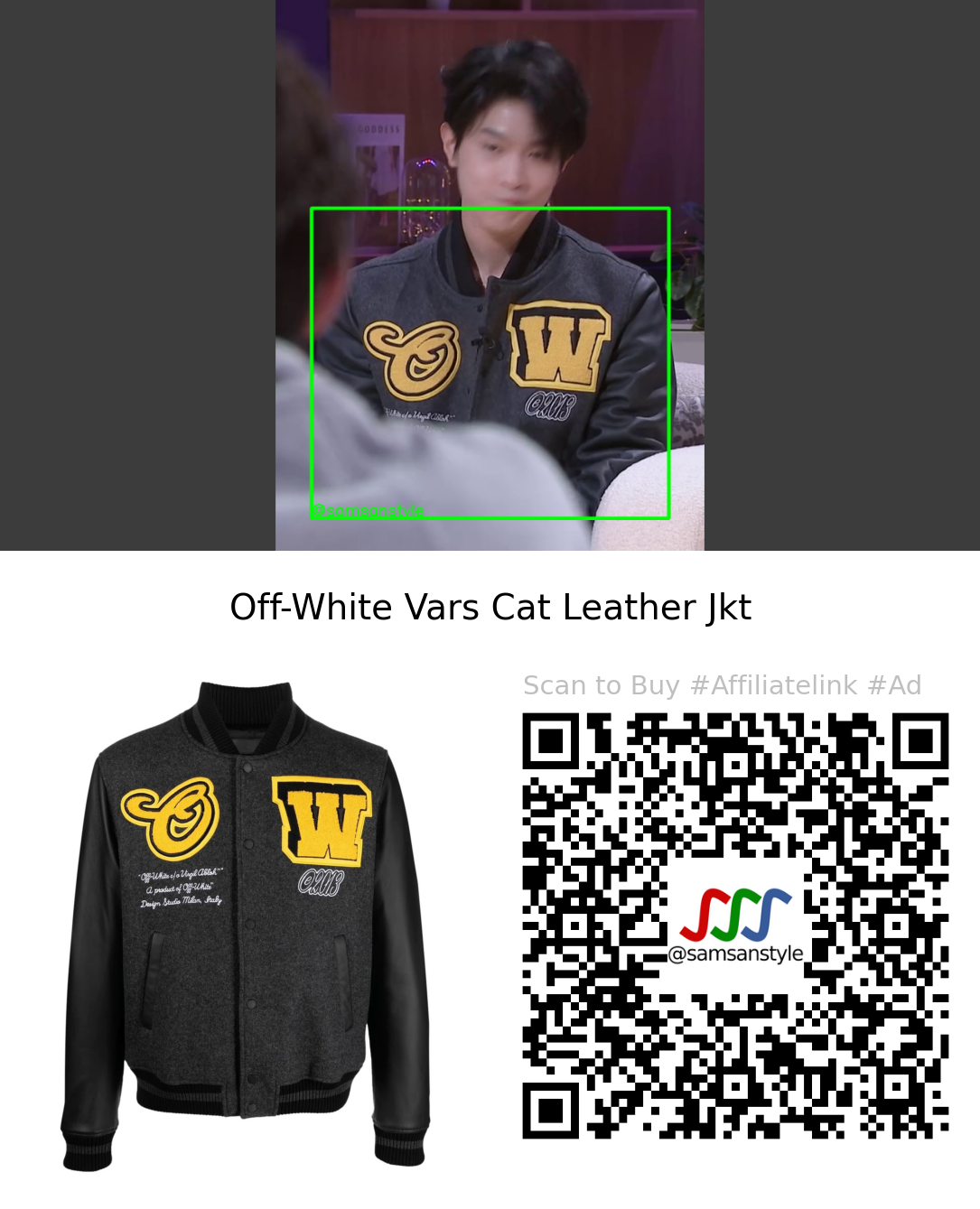 Victor Ma | Heart Signal 6 CN S06E15 | Off-White Vars Cat Leather Jkt