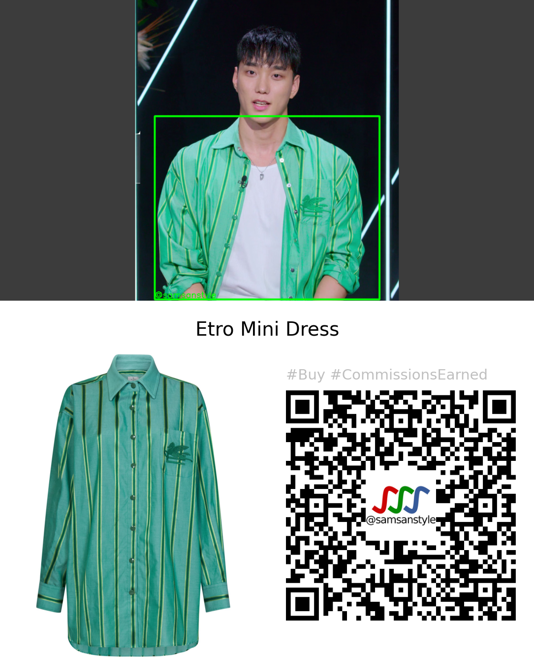 Park Minkyu | Single’s Inferno S03E02 | Etro Mini Dress