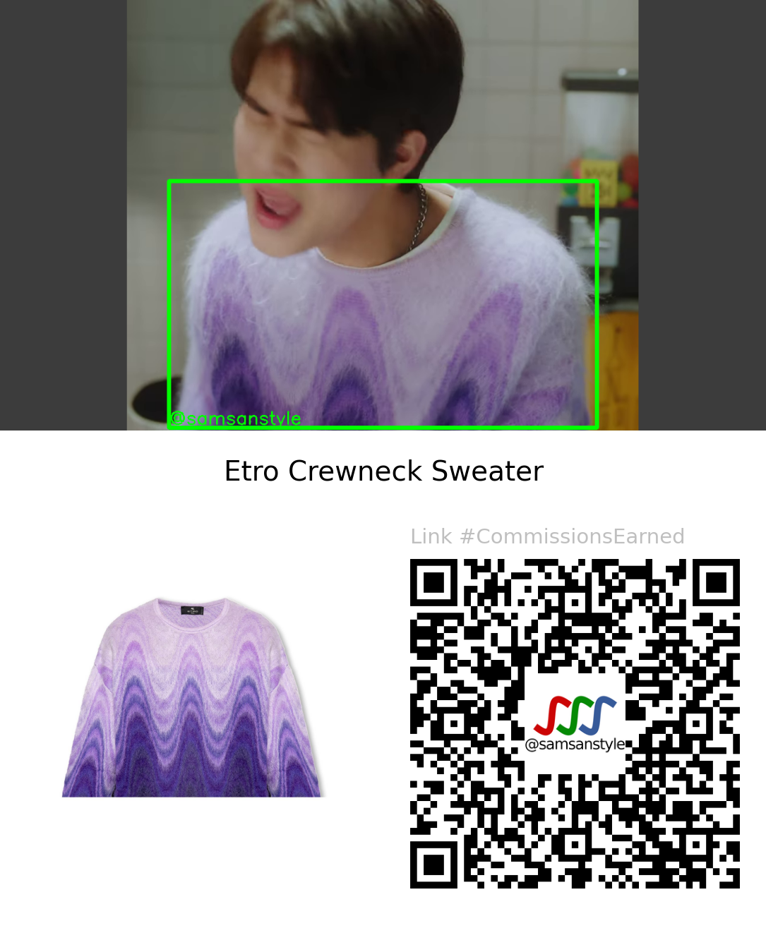 Lee Mujin | Propose MV | Etro Crewneck Sweater